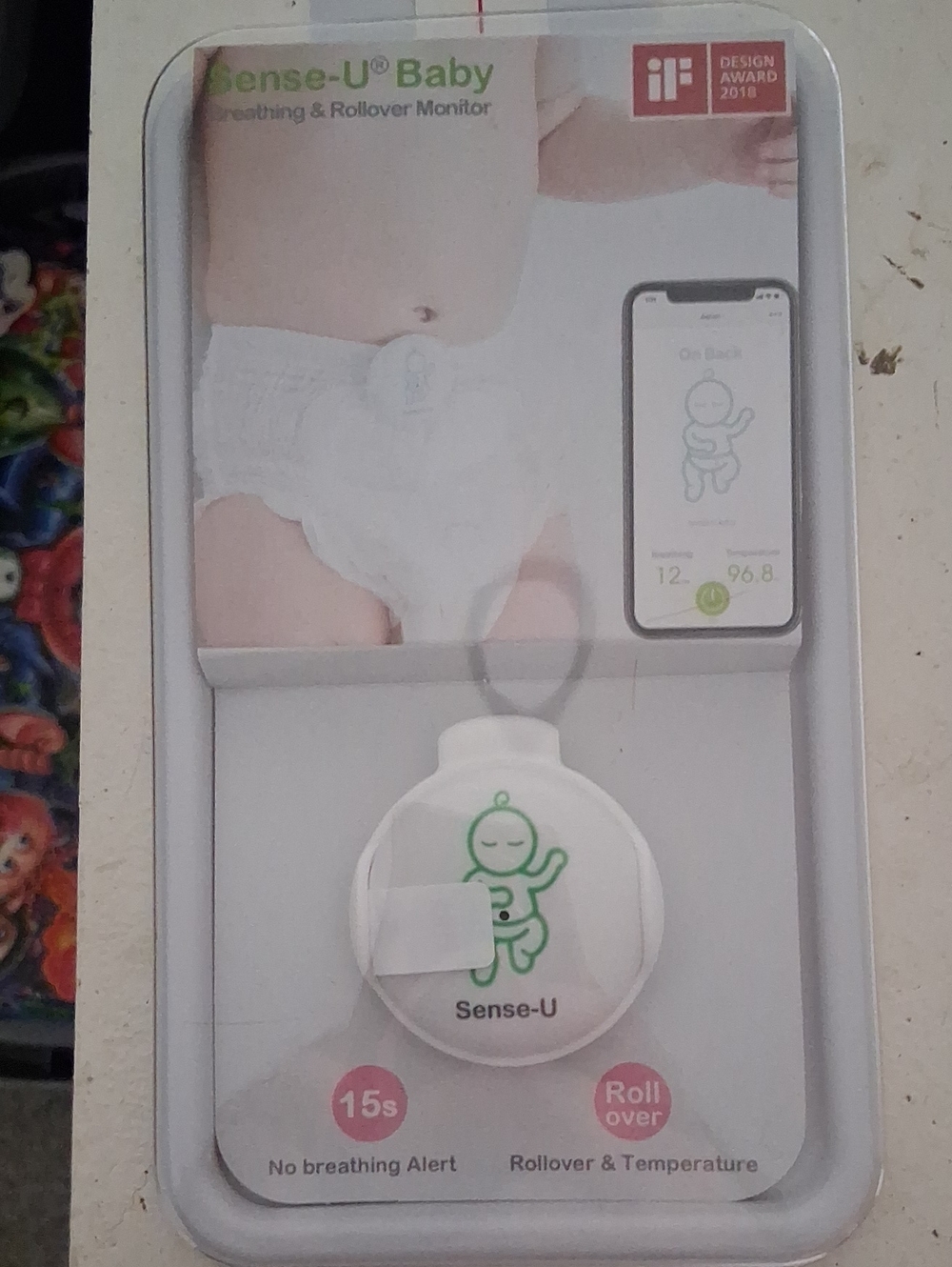 Baby Never Opened Breathing & Rollover Monitor for Kids